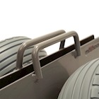Immagine di Carrello MATADOR per trasporto pannelli ed infissi colore grigio 39X41X35 cm clip 39X17X20,6 cm