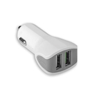 Immagine di Caricabatterie bianco CELLY CC2USBTURBO - 2 USB Car Charger 17W CC2USBTURBOWH