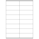 Immagine di 1600 etichette adesive bianche, con margini, per corrispondenza, pacchi, raccoglitori, cartelle por