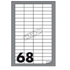 Immagine di Cf6800 etichette bianche mm 48,5x17 formato a4 100 fogli