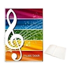 Immagine di Music book a4 - 16 fogli - pentagramma 100gr - prezzo singolo, ord. minimo 10pz