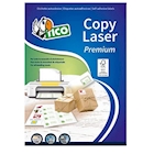 Immagine di Etichette adesive bianche in carta certificata FSC®, 105x42,3mm, 14 etichette per foglio, 100 fogli
