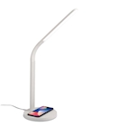 Immagine di Caricabatterie wireless/senza fili bianco adattatore proprietario CELLY WLLIGHTPRO - Led Lamp With W