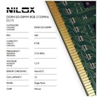 Immagine di Modulo di memoria 8GB ddr4 tft 2.133 mhz NILOX NXS82133M1C15