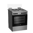 Immagine di Cucina forno elettrico ventilato + piano cottura 66 litri 60 cm Grigio BEKO FBE62120XD 7739486725
