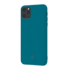 Immagine di Cover silicone blu CELLY LEAF - APPLE iPhone 11 PRO MAX LEAF1002LB