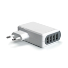 Immagine di Caricabatterie bianco CELLY TC4USB5A - 4 USB Wall Charger 22.5W TC4USB5A