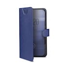 Immagine di Cover similpelle blu CELLY WALLY ONE - Universal Case Display Size 4.5"-5.0" WALLYONEXLBL