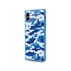 Immagine di Cover tpu + vetro temperato blu CELLY DIAMOND SQUARE - Apple iPhone Xs/ iPhone X DIAMONDSQ900BL
