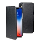 Immagine di Cover similpelle nero CELLY GHOSTWALLY - Apple iPhone Xs/ iPhone X GHOSTWALLY900BK