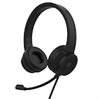 Immagine di Cuffie con filo sì 1 x jack 3,5mm CELLY SWHEADSET - Wired Headphones [SMARTWORKING] SWHEADSETBK