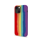 Immagine di Cover silicone rosso CELLY RAINBOW - Apple iPhone 13 RAINBOW1007