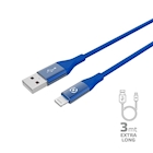 Immagine di USB to lightning 12w cable 3mt bl