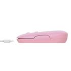 Immagine di Mouse wireless ricaricabile TRUST PUCK rosa