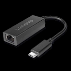 Immagine di Lenovo USB-C to ethernet adapter - adattatore di rete - USB-C - gigabit ethernet x 1 - nero