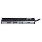 Immagine di Docking station LINK USB-C con porta HDMI 4k30hz,3 porte USB porta ricarica USB-C 100 watt