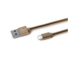 Immagine di USB to microusb 12w cable gold