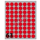 Immagine di Cf25x630 etichette diam 14 rosso
