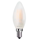 Immagine di Lampadina LED Oliva Filament Smerigliate E14 2W 2700K 250 Lumen luce calda