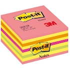 Immagine di Post-it 3M memo cube 2028np 450 ff 76x76 neon rosa