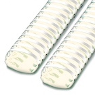 Immagine di Dorsi plastici a 21 anelli ovali mm 38 bianco