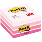 Immagine di Post-it 3M memo cube 2028p 450 ff 76x76 pastello rosa