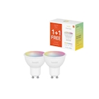 Immagine di Faretto led multicolor smart spot 5w gu10 350 lumen 1+1 (pack doppio)