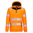 Immagine di DX4 Felpa con cappuccio Hi-Vis 1/4 Zip DX482