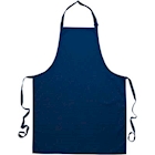 Immagine di Grembiule in cotone con bretelle colore blu navy