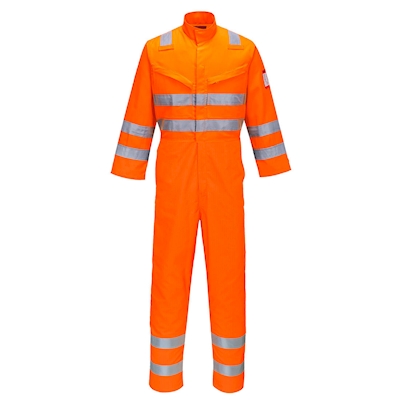 Immagine di Tuta Araflame Hi-Vis Multinorma PORTWEST colore arancione taglia S