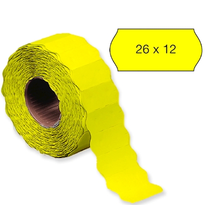 Immagine di Cf16rotolo etichet onda 2612 giallo