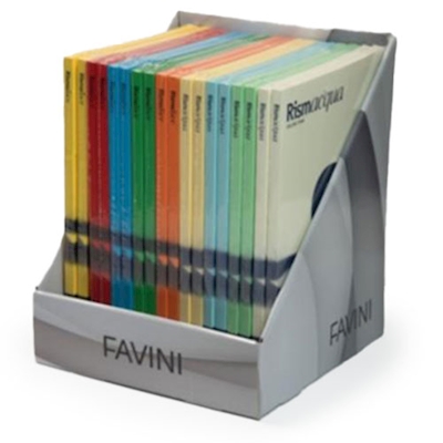 Immagine di Espositore favini display a4 g90 ff100 mix 18 risme colori assortiti