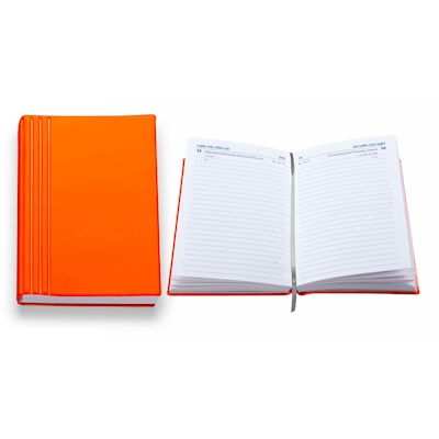 Immagine di Agenda Flexy Tam gommato giornaliera cm 9x13 arancione 40+