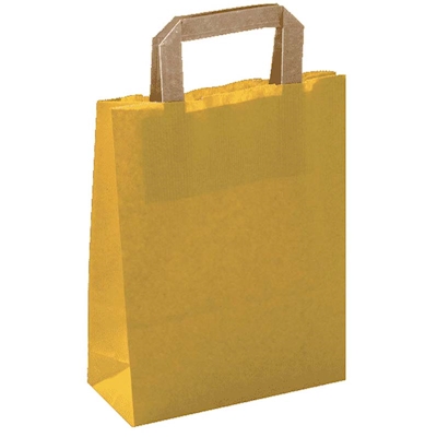 Immagine di Shopper Basic m/piatti Sealing Extra giallo 500+