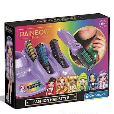 Immagine di Rainbow hair fashion hairstyle