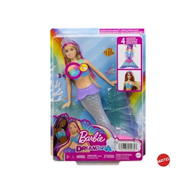 Immagine di MATTEL Barbie sirena luci brillanti HDJ36