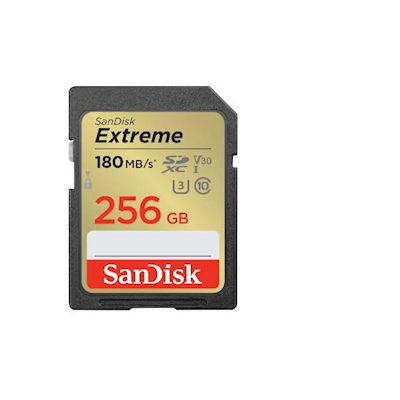 Immagine di Memory Card secure digital 256.00000 SANDISK EXTREME 256GB SDSDXVV-256G-G