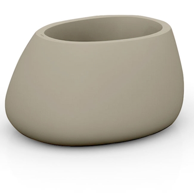 Immagine di Vaso STONE L80xP65xH40 tortora