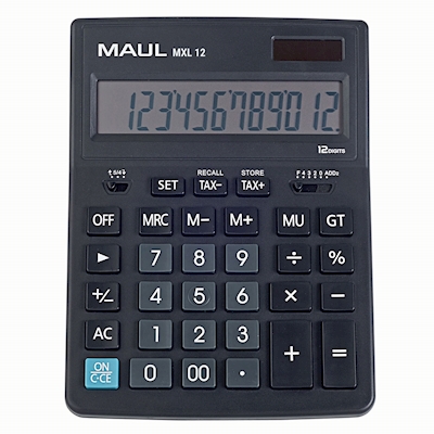 Immagine di Calcolatrice da tavolo MAUL MXL12 TAX 12 cifre