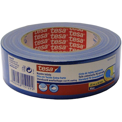 Immagine di Nastro adesivo telato TESA mm 38x25 m colore blu