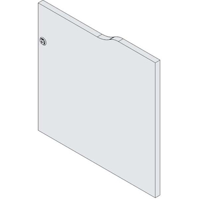 Immagine di Anta serratura con chiave fin.grigio alluminio