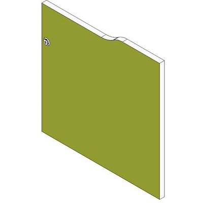 Immagine di Anta serratura con chiave fin.verde