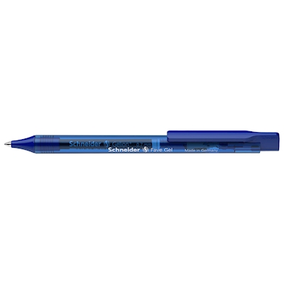 Immagine di Penna ink gel a scatto colore blu SHNEIDER FAVE GEL punta mm 0,7