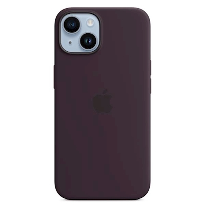 Immagine di Cover silicone viola APPLE iPhone 14 Pro Silicone Case with MagSafe - Elderbe MPTK3ZM/A