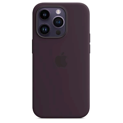 Immagine di Custodia Magsafe in silicone per iPhone 14 Pro Max colore viola