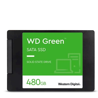 Immagine di Ssd interni 480 gb sata iii WESTERN DIGITAL SSD WD GREEN 480 2.5 SATA 3DNAN WDS480G3G0A