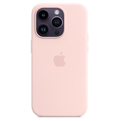 Immagine di Custodia APPLE MagSafe in silicone per iPhone 14 Pro Max colore rosa
