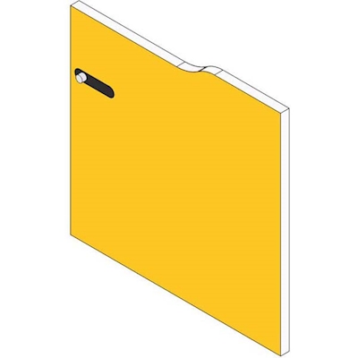 Immagine di Anta serratura c/combinazione fin.giallo