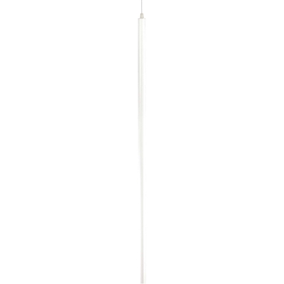 Immagine di Lampada a sospensione IDEAL LUX ULTRATHIN colore bianco sezione tonda Ø cm 3 h cm 100