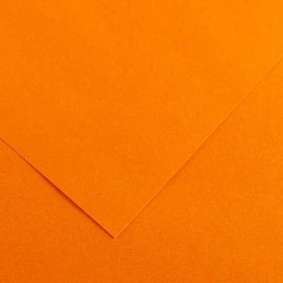 Immagine di Cartoncino canson colorline cm 50x70 g220 mandarino risma da 25 fogli